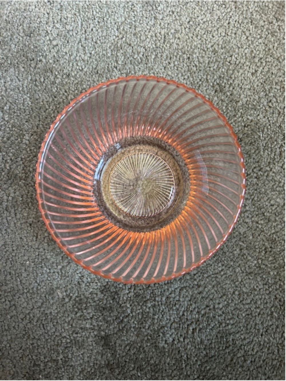 Federal Glass Diana Pink Cereal Bowl 5”